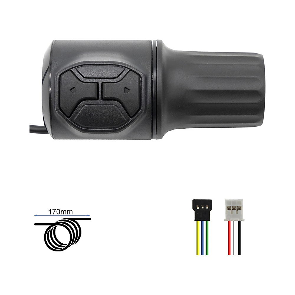 Acelerador Con Botonera Para Patinete Electrico Niu Kqi300P: primer plano y acabado de materiales seleccionados.