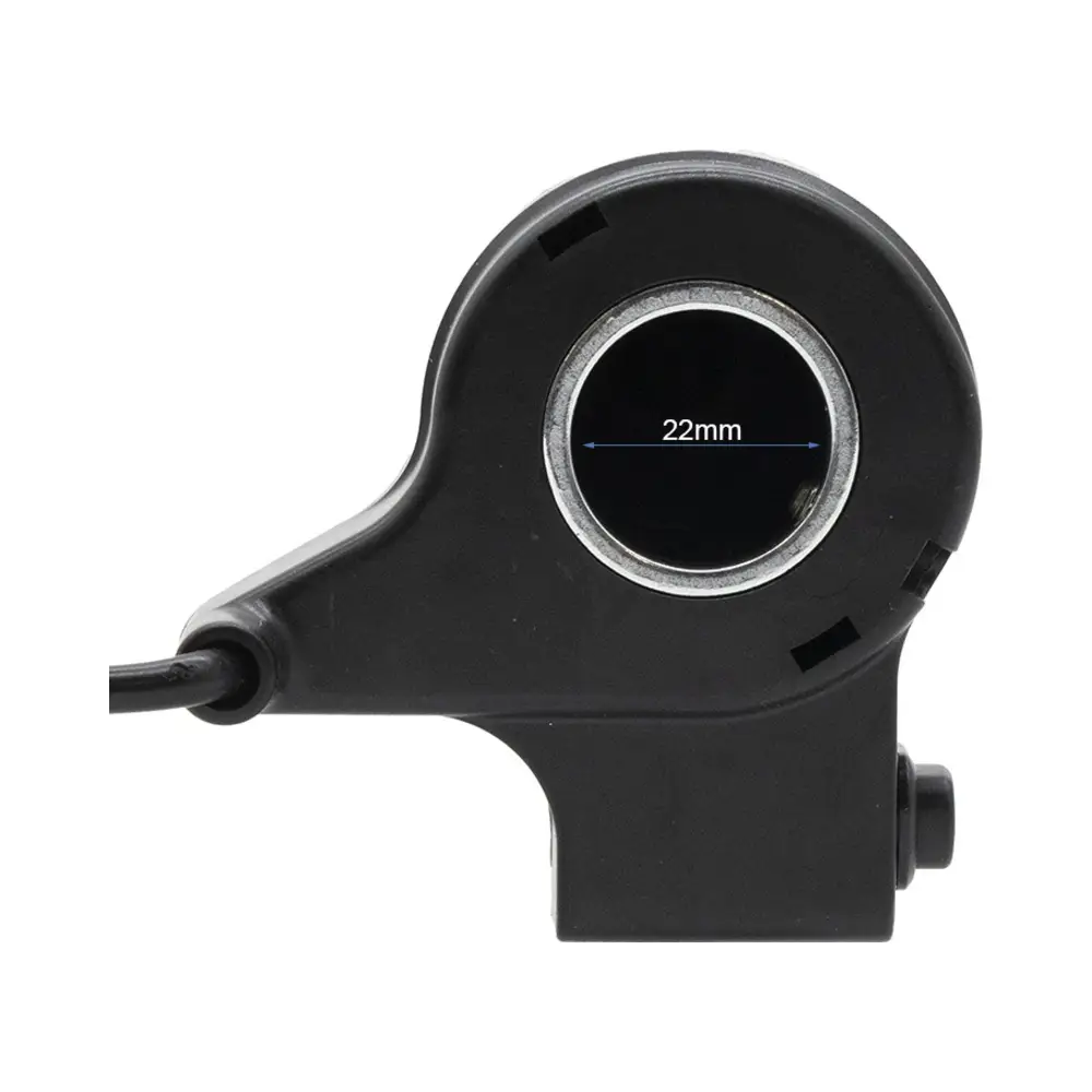 Acelerador de Puño con Pulsador y Conector Waterproof para Patinete Eléctrico - detalle visual