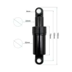 Amortiguador de Suspensión Trasera para Patinete SmartGyro K2 Pack 2 Unidades - detalle visual