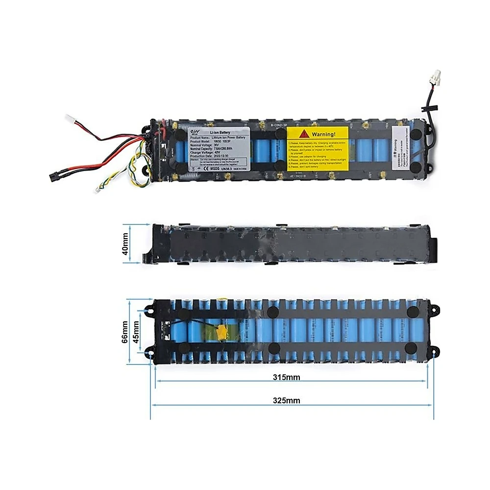 Bateria 36V 7 8Ah Para Patinete Electrico Xiaomi M365 1S Essential Y Mi3: perspectiva de integración en VMP.