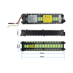 Bateria 36V 9 6Ah Para Patinete Electrico Xiaomi M365 1S Essential Y Mi3: aspecto estructural de los puntos de acoplamiento.