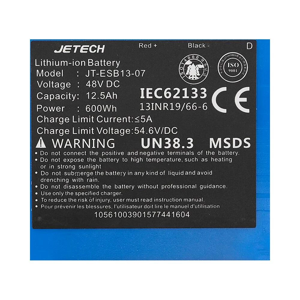 Bateria 48V 12 5Ah Para Patinete Electrico Urbanglide Ecross Pro Boost Y Smartgyro Crossover Dual Motor: especificaciones ...