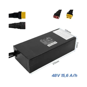 Bateria 48V 15 6Ah Para Patinete Electrico Smartgyro Speedway: perfil de materiales para mayor solidez a largo plazo.