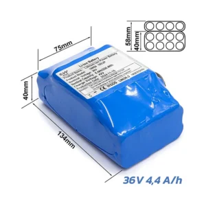 Bateria Externa 36V 6 4Ah Para Patinete Electrico: perfil de materiales para mayor vida útil prolongada.
