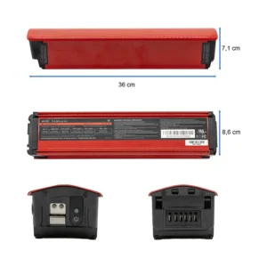 Batería Ligera para Bicicleta Eléctrica NIU BQi-C3 - detalle visual