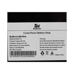 Bateria Para Patinete Electrico Kukirin G2 Pro Version 2024: especificaciones y alta gama.