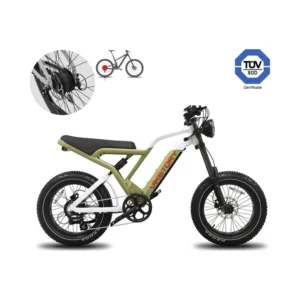 Bicicleta Eléctrica COMMANDO Fatbike Verde Militar - referencia principal