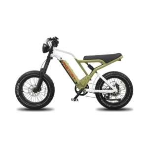 Bicicleta Eléctrica COMMANDO Fatbike Verde Militar - vista general