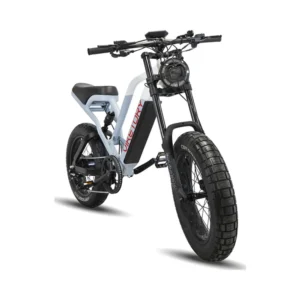 Bicicleta Eléctrica NAVY Fatbike Azul Naval/Blanco - vista general