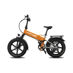 Bicicleta Eléctrica Plegable BRAVE Fatbike Naranja/Gris - vista del producto
