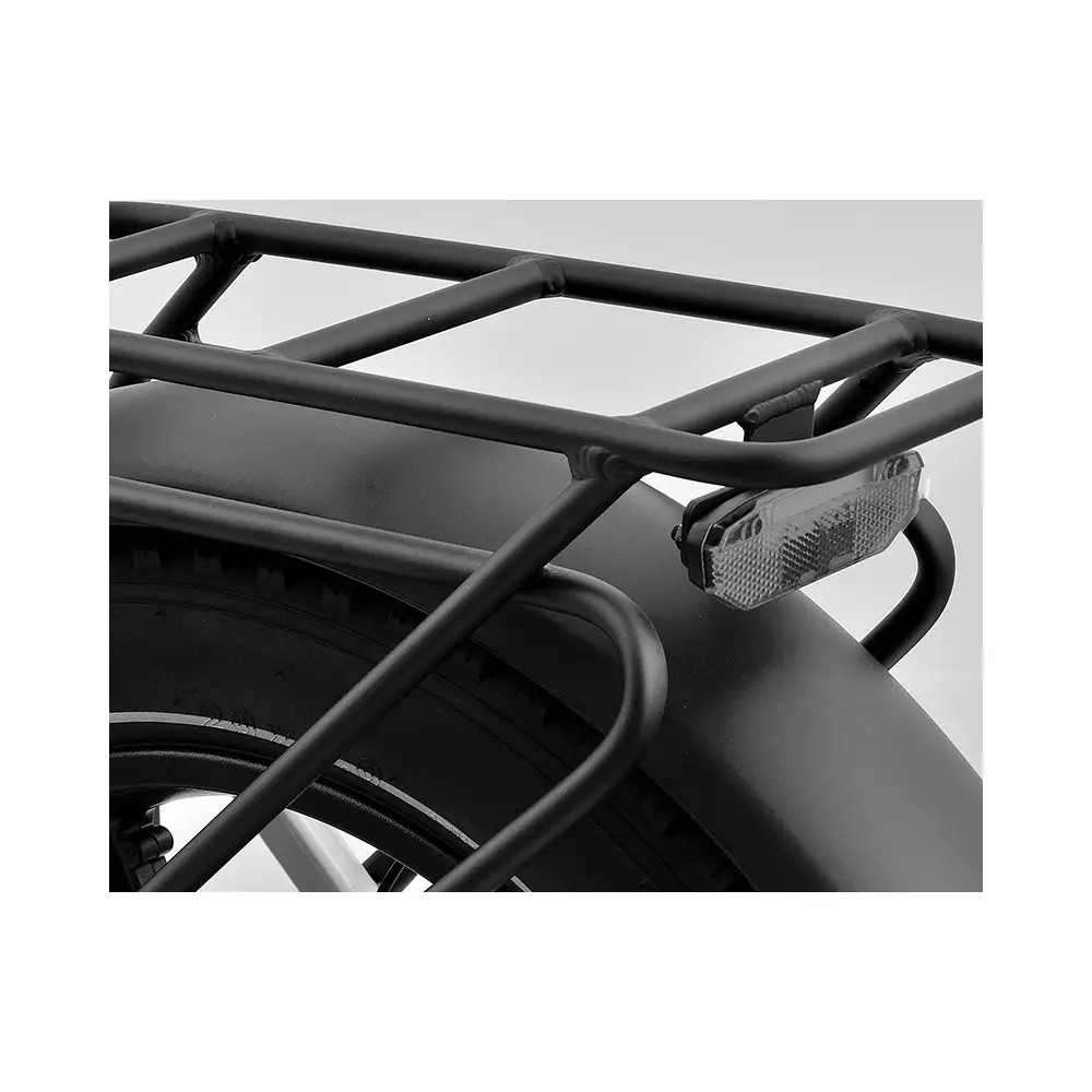 Bicicleta Eléctrica Plegable GRANIT Fatbike Blanca - detalle visual