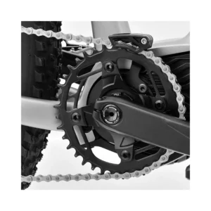 Bicicleta Eléctrica ROKTAR MTB Roja/Negra - detalle visual