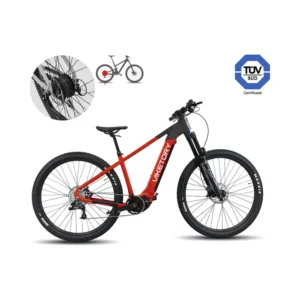 Bicicleta Eléctrica ROKTAR MTB Roja/Negra - referencia principal