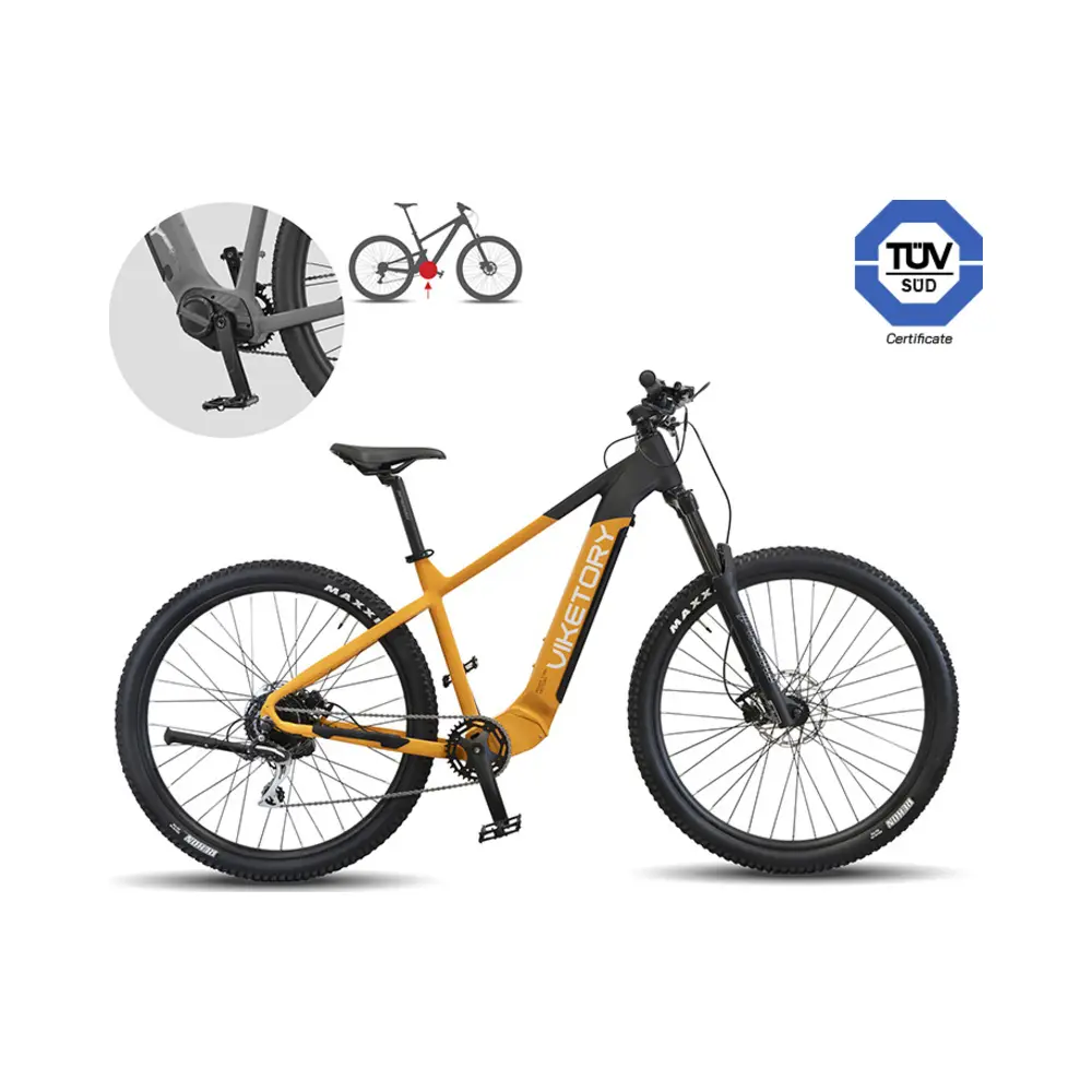 Bicicleta Eléctrica ROKTAR Plus MTB Naranja/Negra - referencia principal