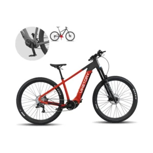 Bicicleta Eléctrica ROKTAR Plus MTB Roja/Negra - referencia visual