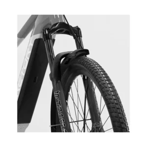 Bicicleta Eléctrica Urbana VENTIX Roja/Gris - detalle visual