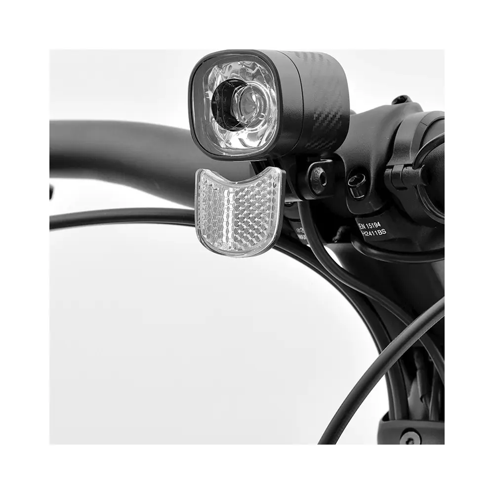 Bicicleta Eléctrica VENTIX Plus Urban Gris/Rojo - referencia visual