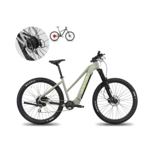 Bicicleta Eléctrica ZEPHIR MTB Verde Militar - acabado del producto