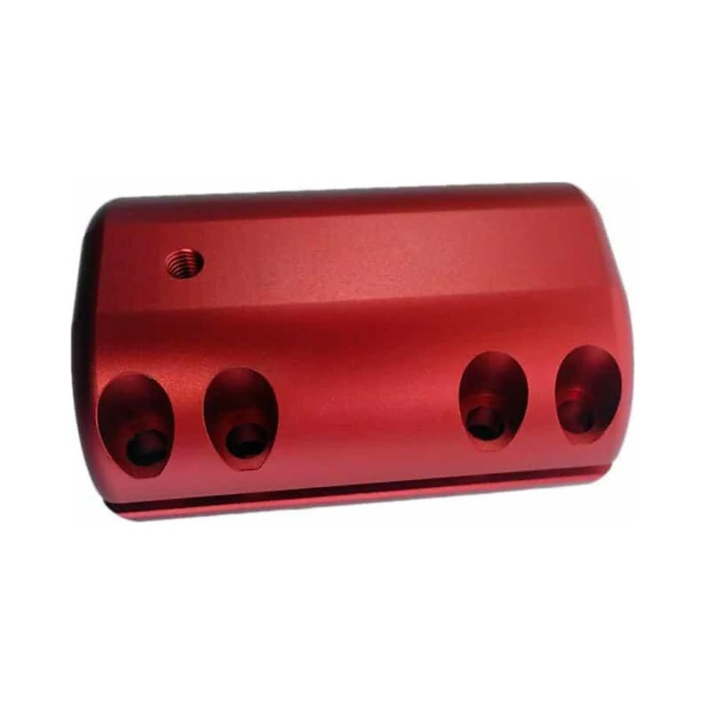 Bloqueo De Pliegue Rojo Para Patinete Electrico Xiaomi: diseñado para un acoplamiento práctico.