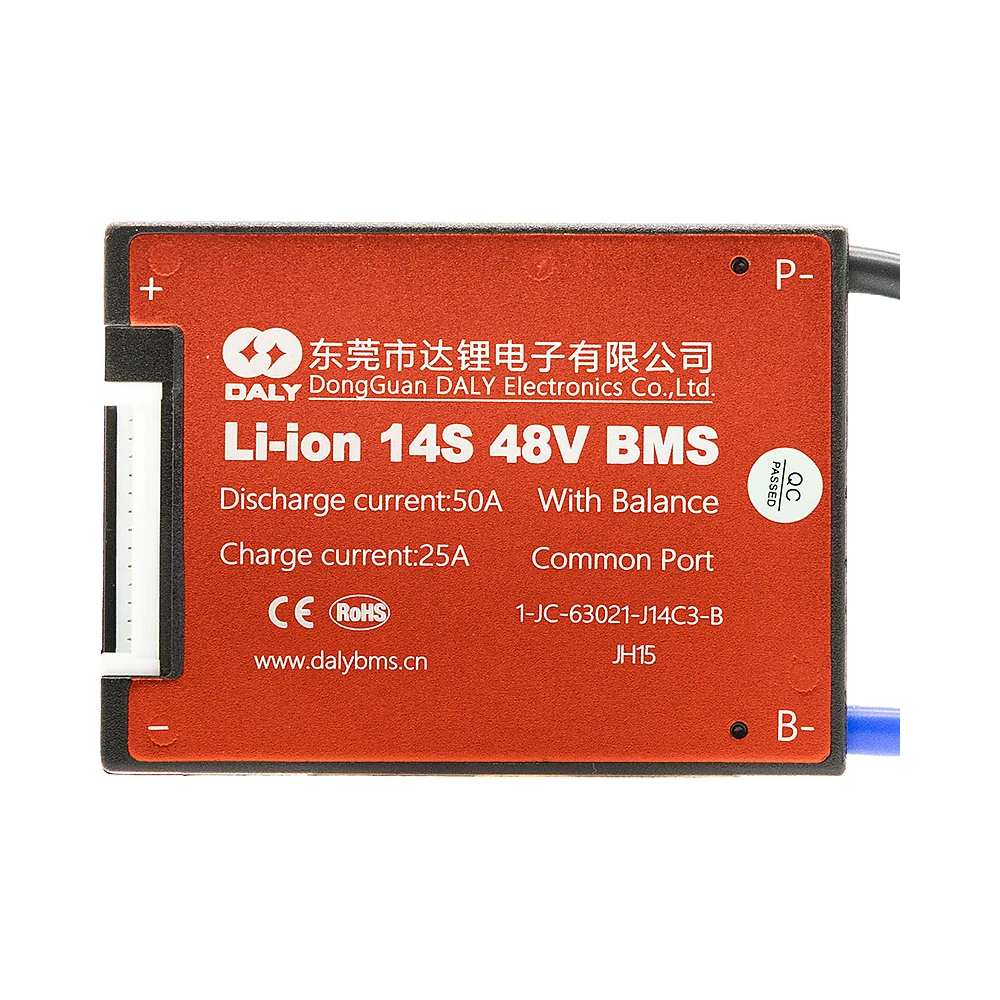 Bms 14S 52V 50A Daly Para Bateria: recambio destacado por su aguante estructural.