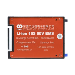 Bms 16S 60V 30A Daly Para Bateria: diseño con calidad superior estructural.