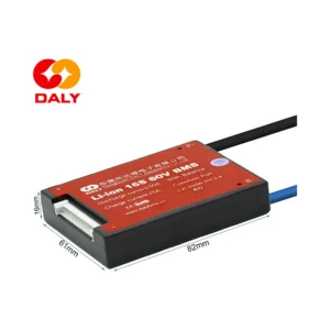 Bms 16S 60V 50A Daly Para Bateria: aspecto estructural de los puntos de ensamblaje.