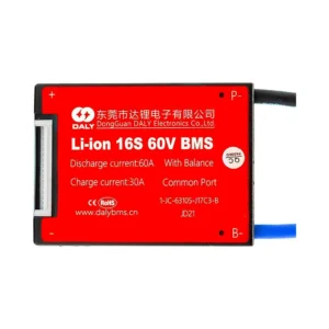Bms 16S 60V 60A Daly Para Bateria: elemento de sustitución destacado por su longevidad.