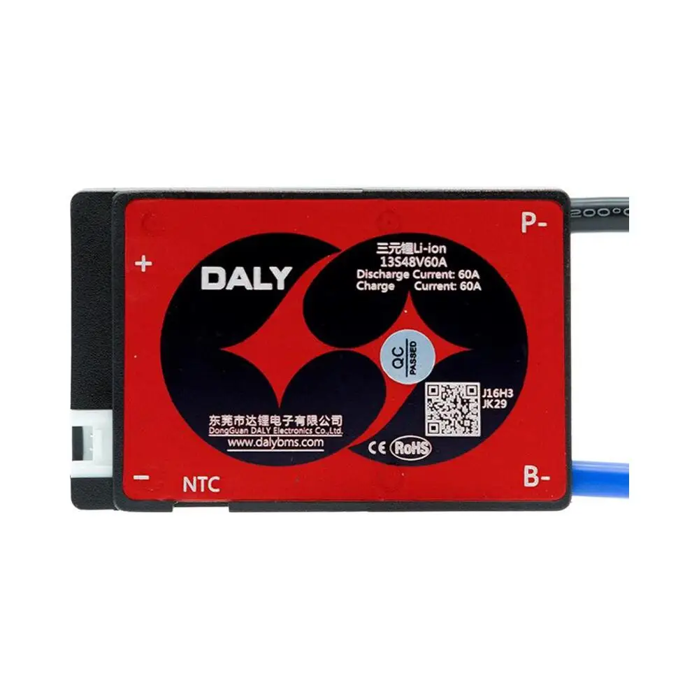 BMS DALY 13S 48V 30A New Generation para Batería de Patinete Eléctrico - detalle visual
