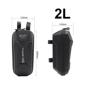 Bolsa Deluxe Blanca 2L con Velcro para Patinete - detalle interior