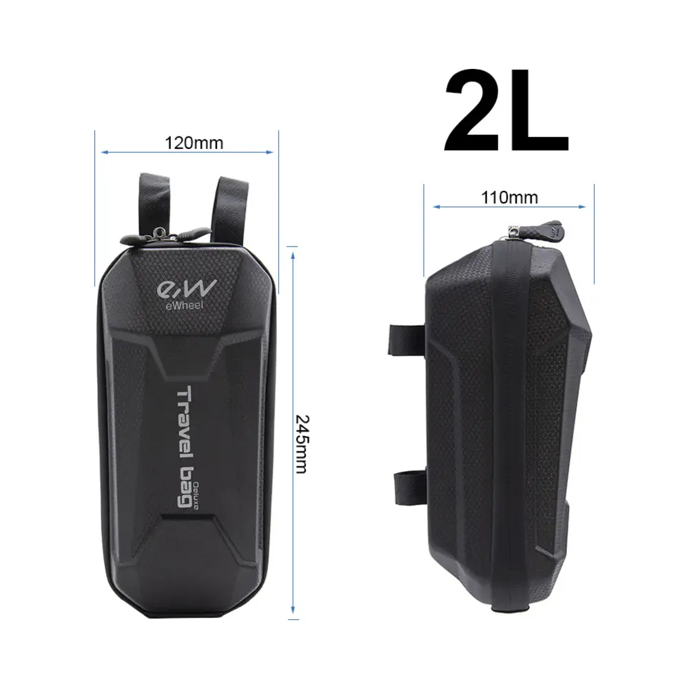 Bolsa Deluxe Blanca 2L con Velcro para Patinete - detalle interior
