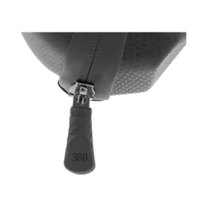 Bolsa Deluxe eRIDER360 Gris/Rojo 2L para Patinete y Bicicleta - detalle del cierre