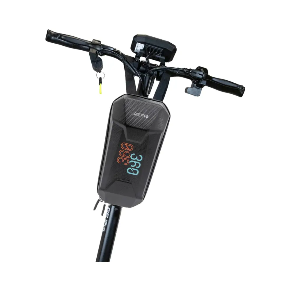 Bolsa Deluxe eRIDER360 Naranja/Azul 2L para Patinete y Bicicleta - montaje en manillar