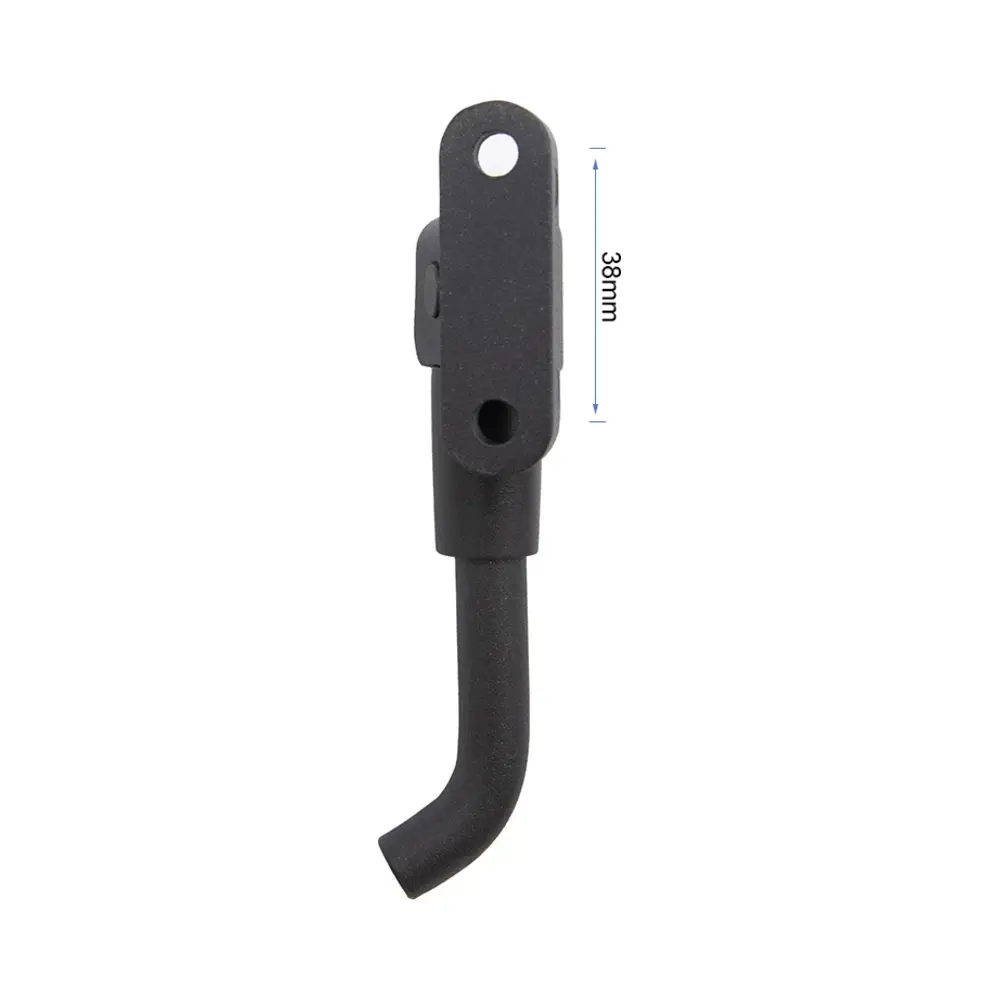 Caballete Negro 115mm para Patinete Eléctrico Ninebot E2/E2 Plus - detalle del soporte