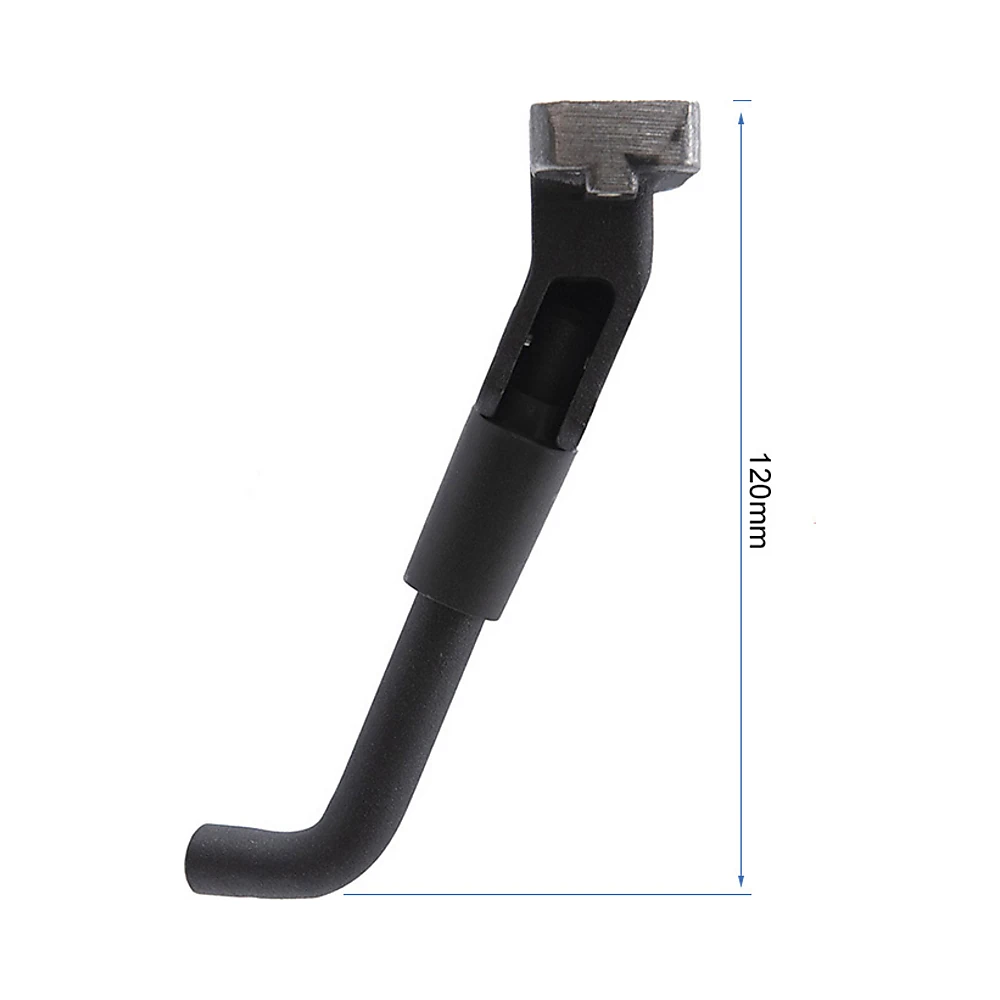 Caballete Negro Con Embellecedor 130 Mm Para Patinete Electrico Ninebot E22 Y E25: especificaciones y estándar profesional.