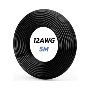 Cable Negro 12 AWG 5M para Patinete Eléctrico - detalle visual