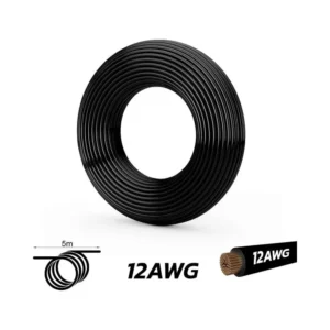 Cable Negro 12 AWG 5M para Patinete Eléctrico - vista principal