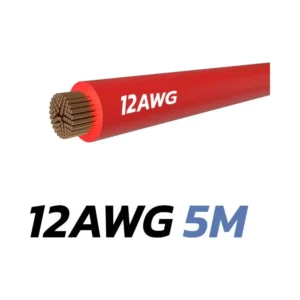 Cable Rojo 12 AWG 5M para Patinete Eléctrico - detalle visual