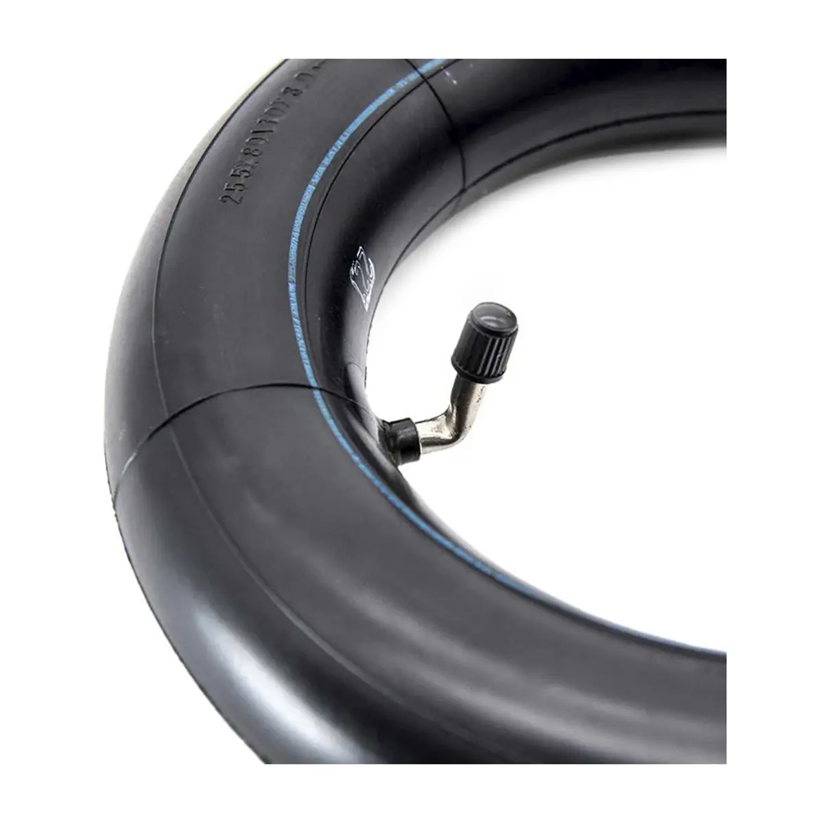 Perfil cámara reforzada 10x3 válvula curva 90º patinete eléctrico