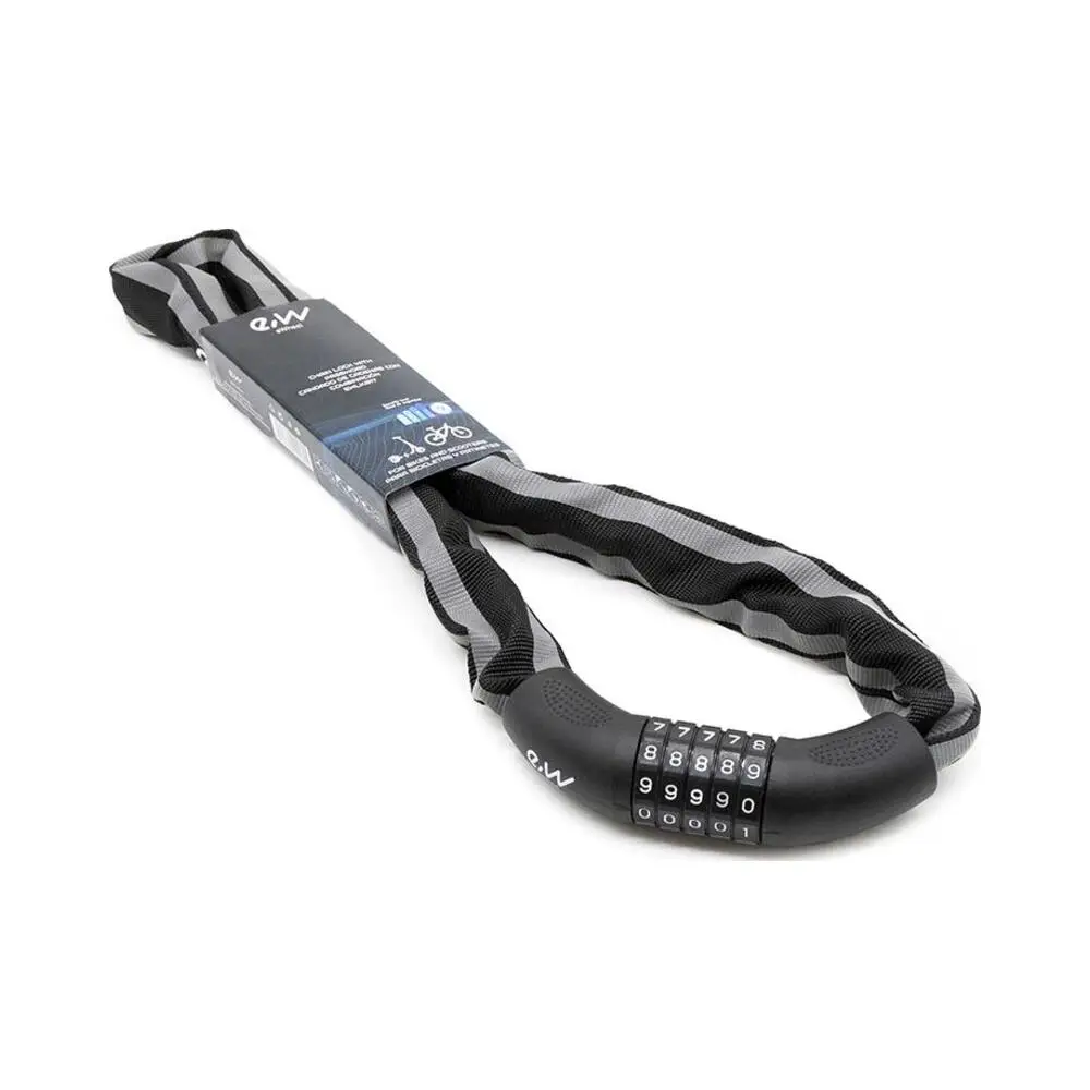 Candado de Cadena con Funda Reflectante para Patinete y Bicicleta - detalle del producto