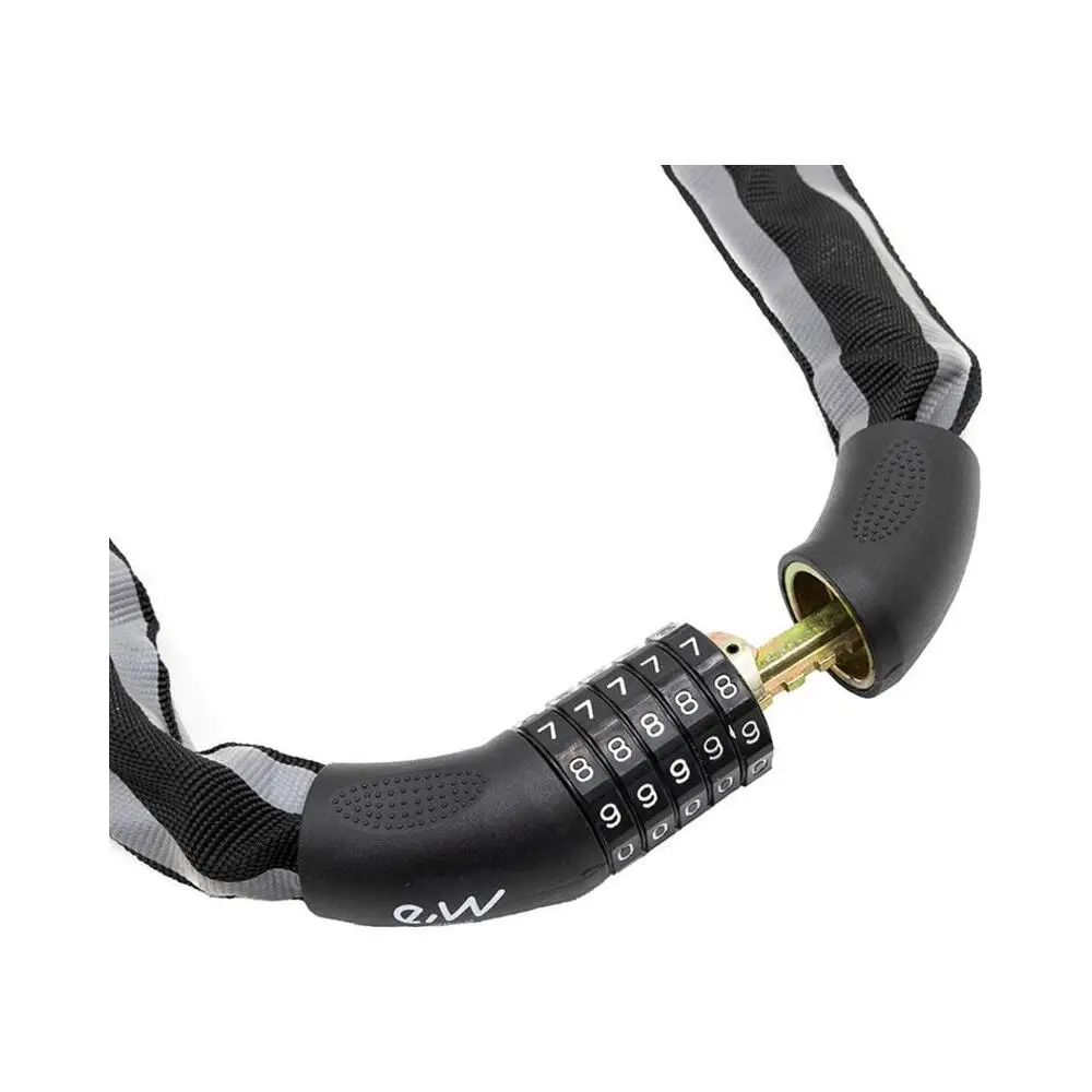 Candado de Cadena con Funda Reflectante para Patinete y Bicicleta - referencia visual