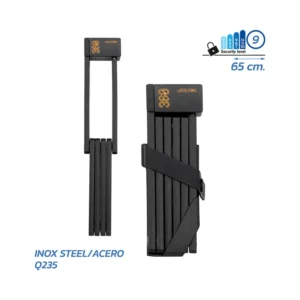 Candado de Láminas LCK-008 con Llave para Patinete y Bicicleta - referencia principal