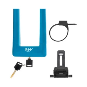 Candado en U Azul con Llave para Patinete y Bicicleta - vista adicional