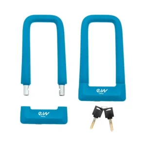 Candado en U Azul con Llave para Patinete y Bicicleta - vista del producto