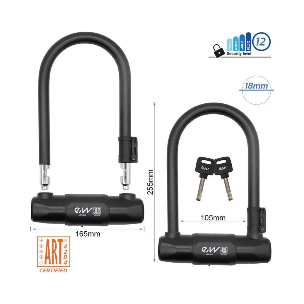 Candado en U Certificado ART para Patinete y Bicicleta - vista del producto
