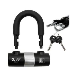 Candado Con Llave Ewlk011 Certificado Art Para Patinete Y Bicicleta: accesorio listo para el fijación en tu patinete.