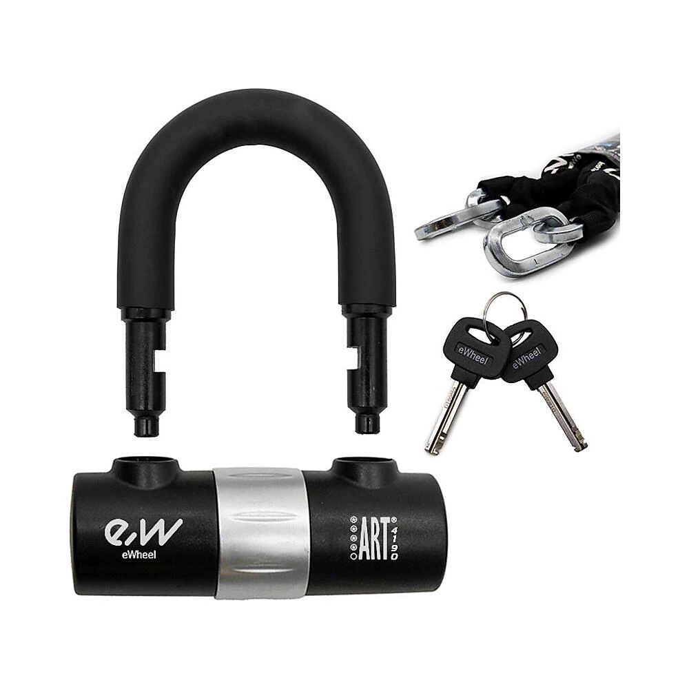 Candado Con Llave Ewlk011 Certificado Art Para Patinete Y Bicicleta: accesorio listo para el fijación en tu patinete.