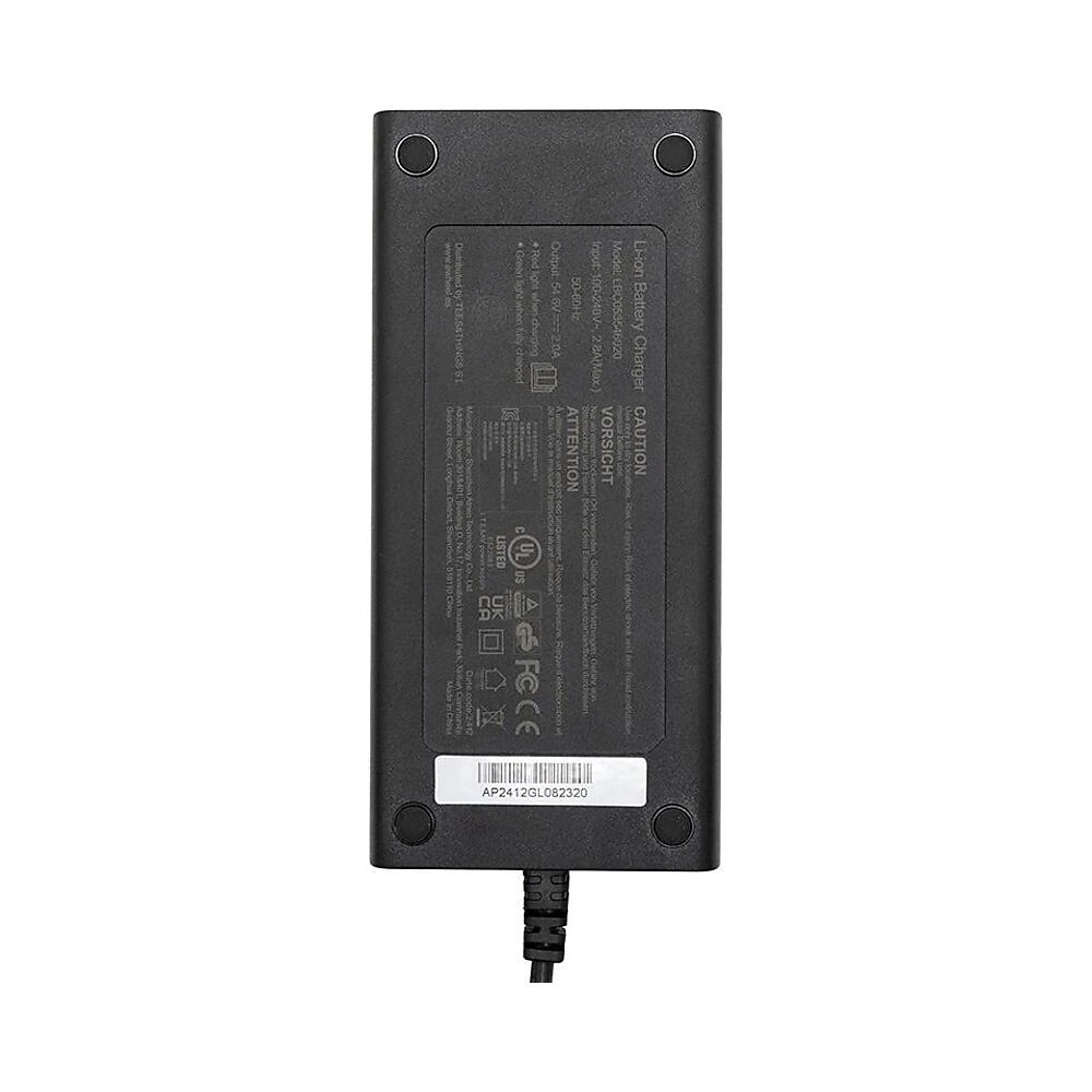 Cargador 48v para patinete cecotec y65 con conector julet 3105: aspecto estructural y acabado de excelente resistencia.