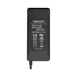 Cargador 52V 2A Salida 58.8V GX16 para Patinete Eléctrico - etiqueta técnica