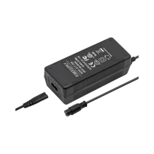 Cargador 60v 2a con conector gx16 para patinete electrico: aspecto estructural de los puntos de montaje.