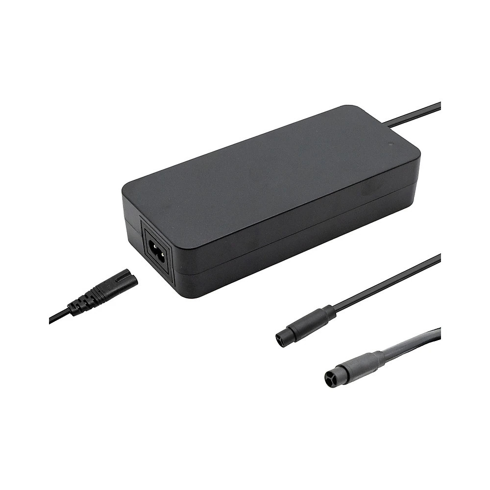 Cargador 63v 2a con conector julet para patinete electrico: elemento de sustitución destacado por su vida útil prolongada.